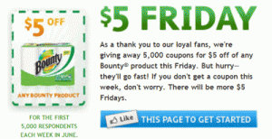 bounty5friday Happy Money Saver