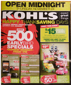 Kohls Black Friday Ad 2011