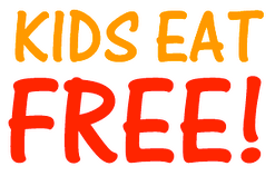 Kids Eat FREE Printable Calendar for every day of the week schedule. Print this off and add it to my purse or fridge. 