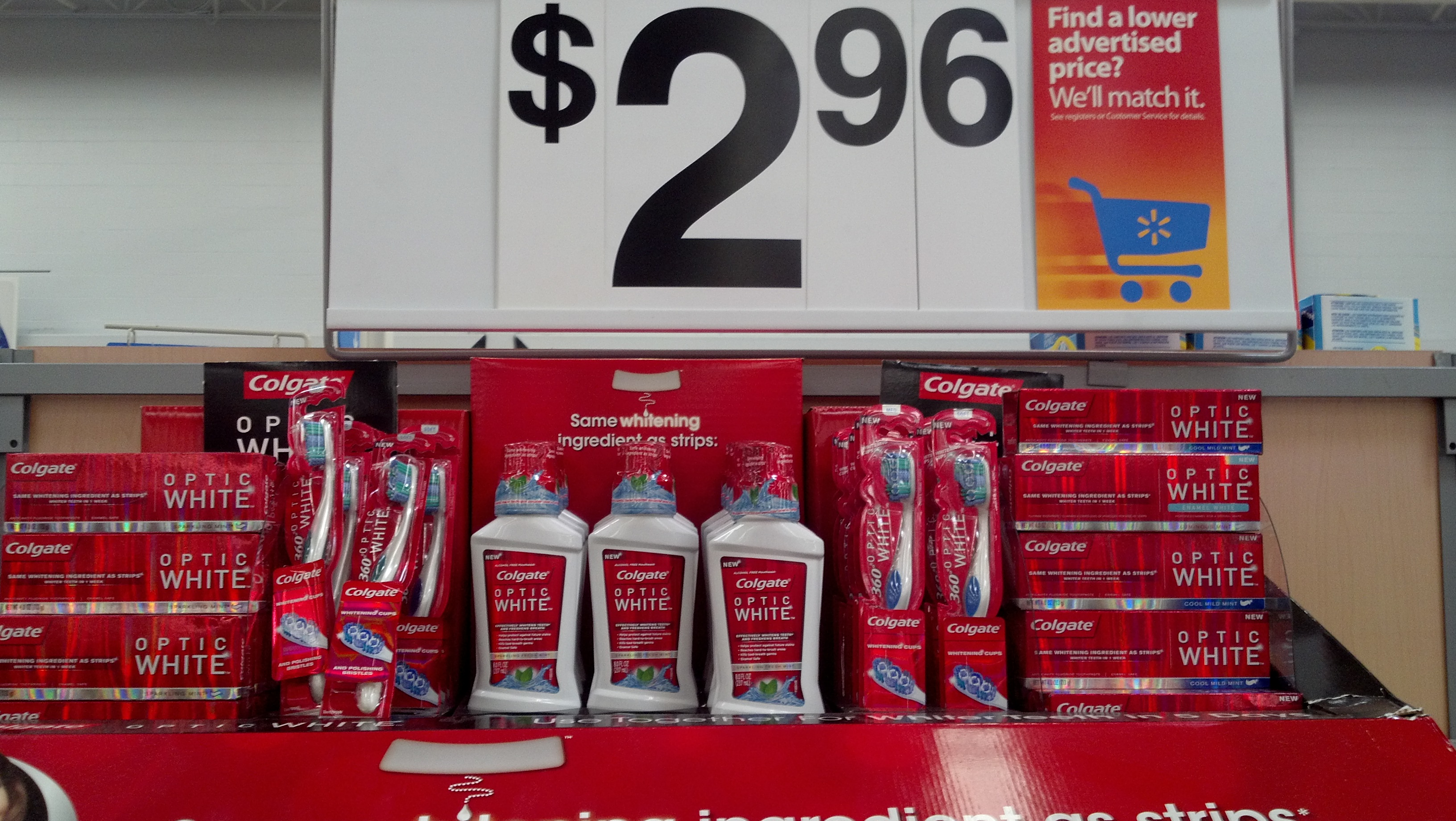 New Colgate Optic White Coupons with Walmart Deal Happy Money Saver