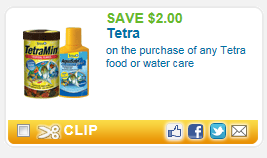 Tetra fish food coupons