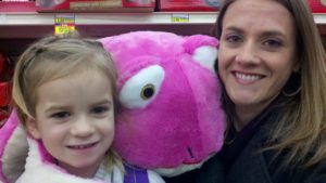 Cailyn and Mandy with Frog
