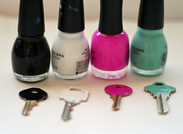 8. How to Make Your Own Color-Coded Key System with Nail Polish - wide 6