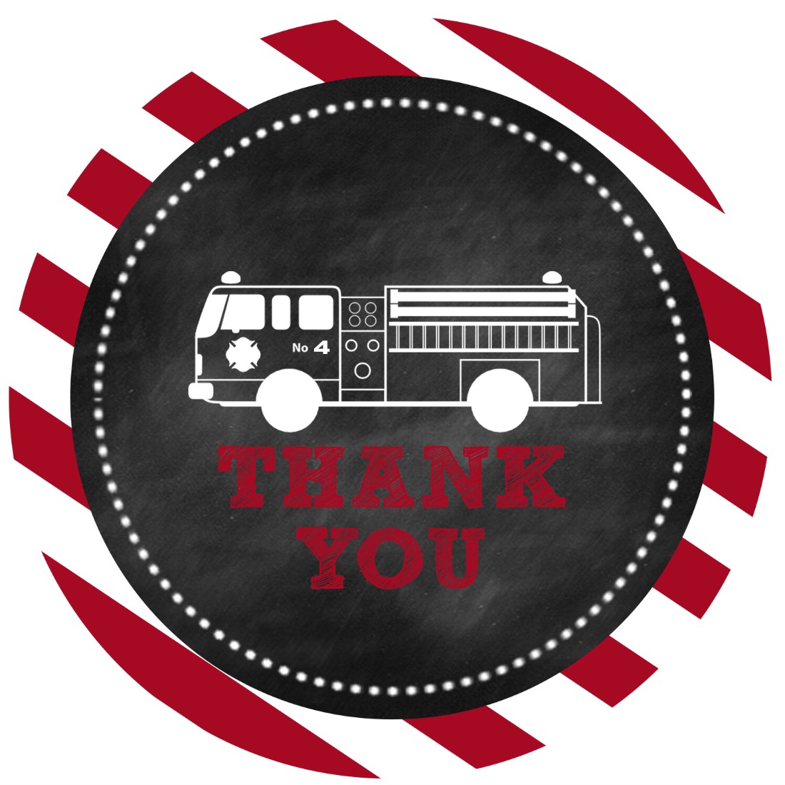 Free Printable Firefighter Thank You Cards Printable Templates
