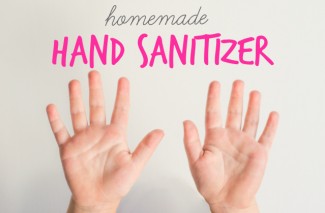 It's so simple and cheap to make your own! 4 ingredients - homemade hand sanitizer is where it's at!