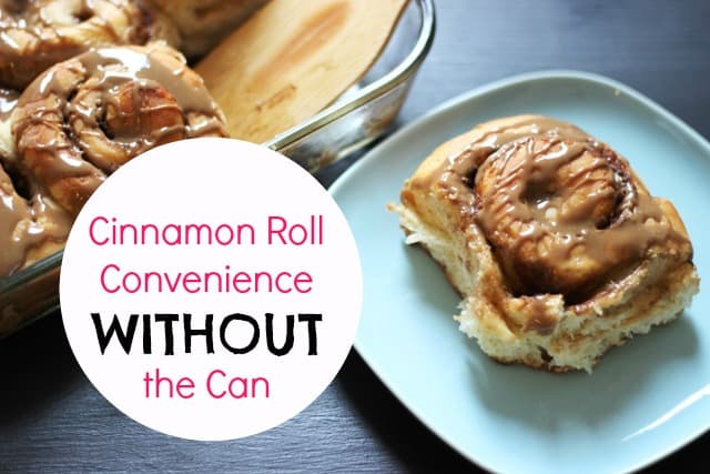 If you love making cinnamon rolls for your family without the can, this is a great idea to have in your freezer! 