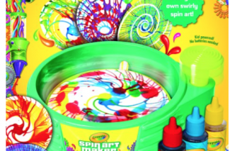 crayola spin art
