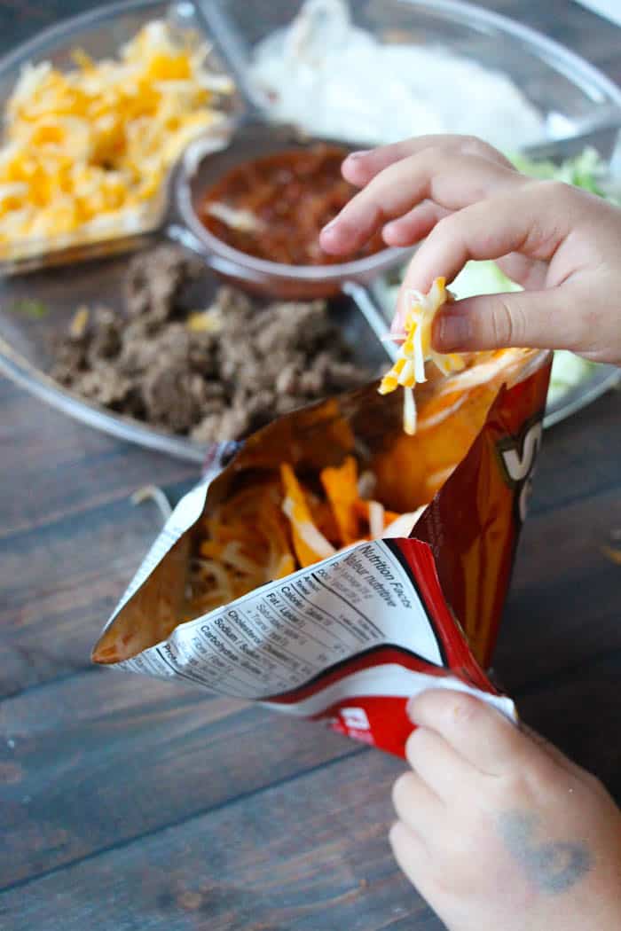 Doritos Taco Salad Recipe In a Bag! - HappyMoneySaver