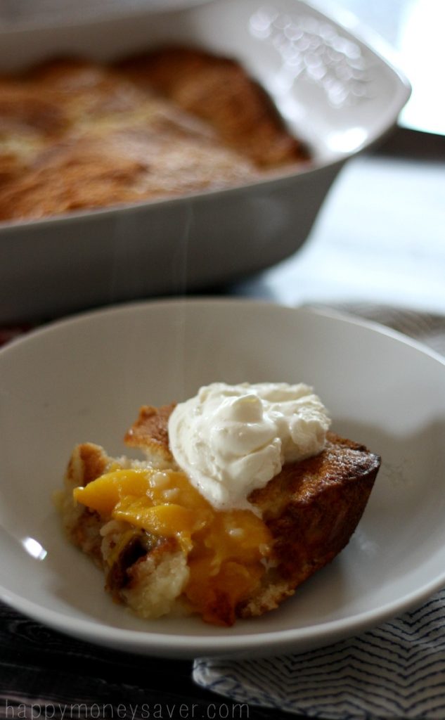 The Best Peach Cobbler Recipe ever. Great balance of flavors with a buttery crust, a sweet soft center and juicy tart peaches. It's Just like Andy's Cafe.