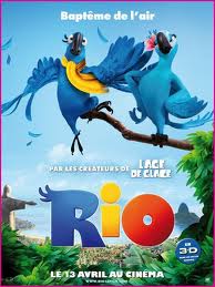 Poster with birds and text \"Rio.\"