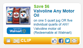 valvoline oil change coupons