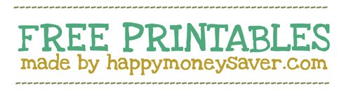 Free Exclusive Happy Money Saver Printables - Happy Money Saver