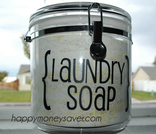 Homemade Laundry Detergent - Happymoneysaver.com