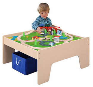 Walmart.com - 45 pc Train Table Set + Storage for just $45 shipped ...