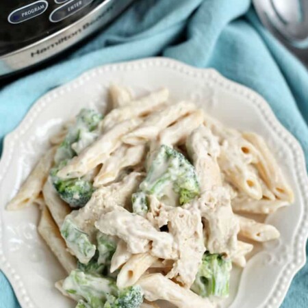 Slow Cooker Chicken Broccoli Alfredo Freezer Meal