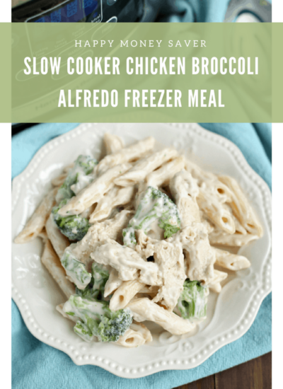 Slow Cooker Chicken Broccoli Alfredo Freezer Meal