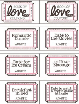 Free Printable Valentine Coupon Booklet - Happy Money Saver