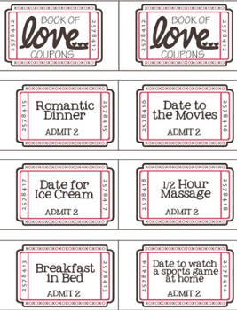 Download Free Printable Valentine Coupon Booklet | Happy Money Saver