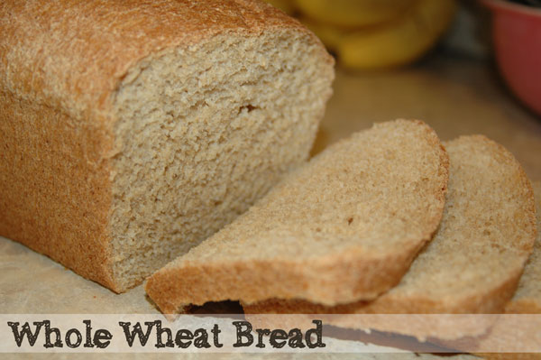 Whole Wheat Bread Recipe