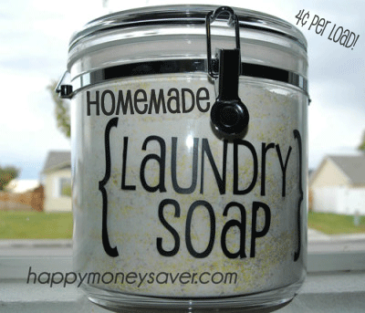 Homemade Laundry Detergent Recipe - Spend $20 for a quick recipe that you just mix up and it lasts a whole YEAR