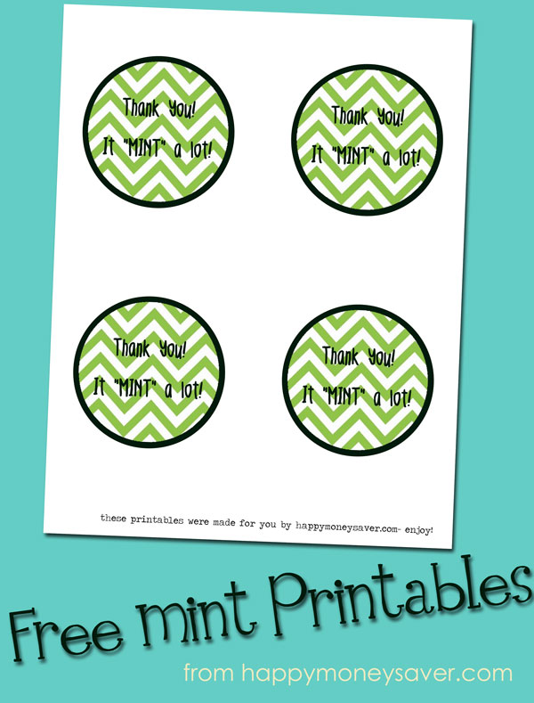 Thank You For Your Commit Mint Free Printable