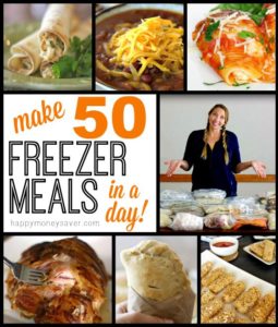 Making 50 Freezer Meals in one Day - Happy Money Saver