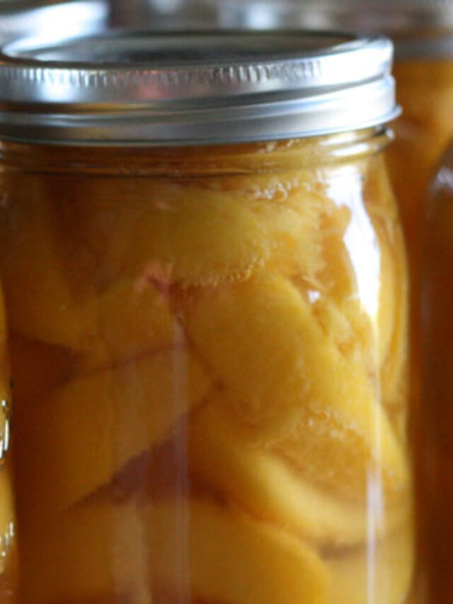 Canning Fresh Peaches without Sugar - Happy Money Saver