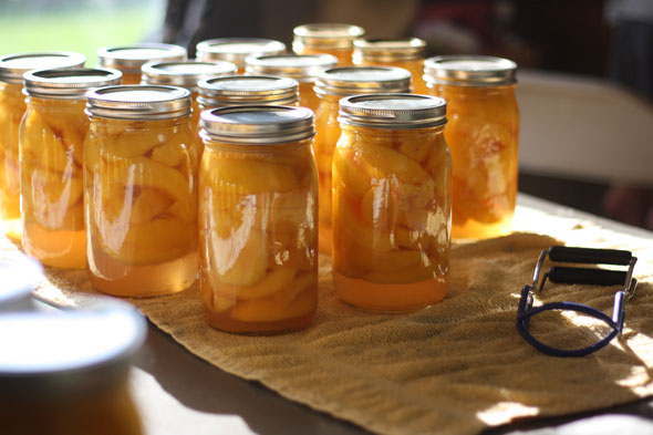 This is a great alternative to canning those peaches without all that sugar!!! ♥ 