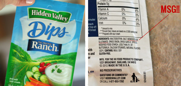 Hidden Valley Ranch Packet Ingredients