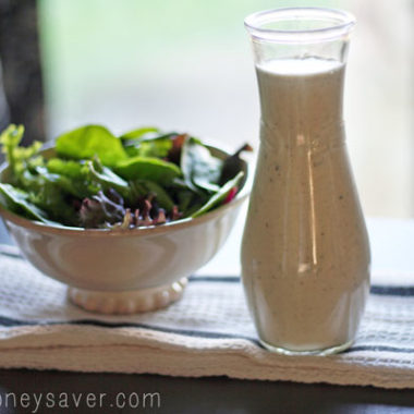 Homemade Copycat "Hidden Valley Ranch" dressing recipe - so easy and tastes just like the real thing!!!