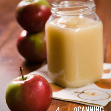 Great beginner tutorial for how to can applesauce.