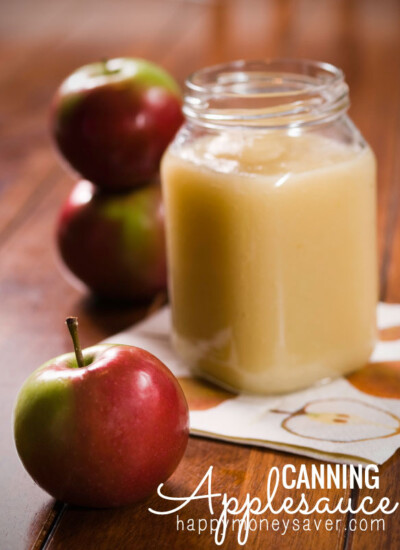 Great beginner tutorial for how to can applesauce.