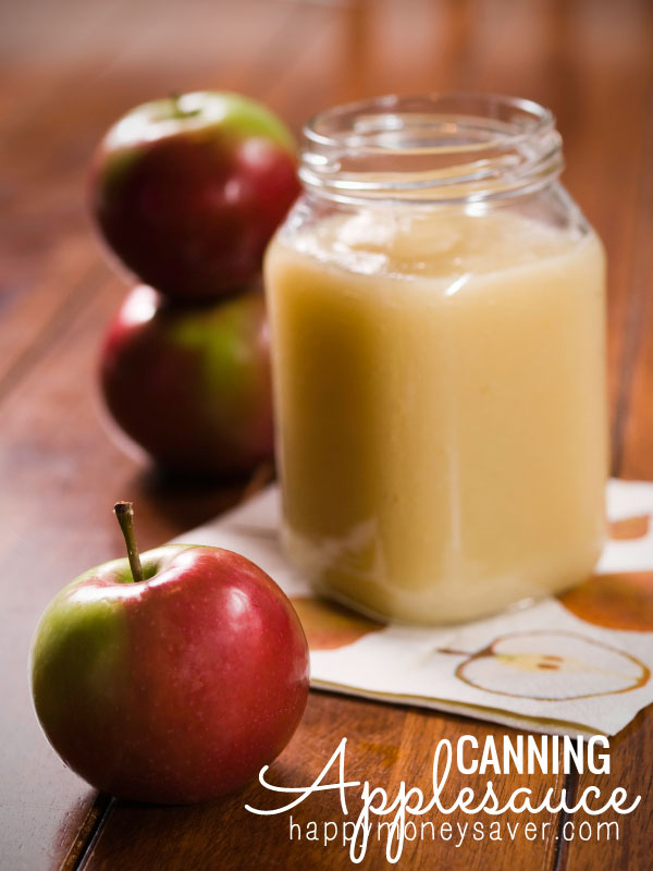 Great beginner tutorial for how to can applesauce. 