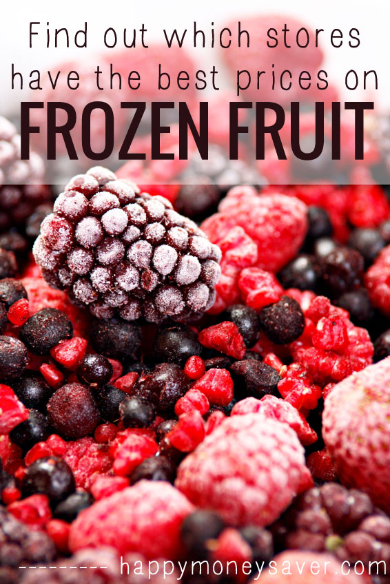 Price compared frozen bags of fruit from 6 different stores to find out where the best price for frozen fruit are. Smoothies here I come.