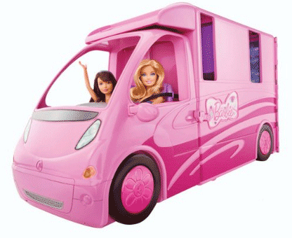 barbie red truck