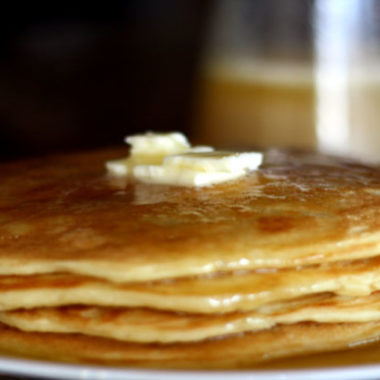 A new favorite- Easy Homemade Buttermilk pancake recipe that freezes well!