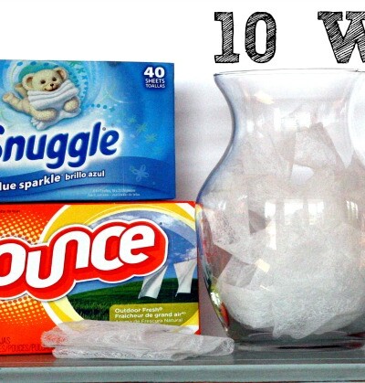10 Ways to Reuse your Dryer Sheets - I didn't know about most of these!