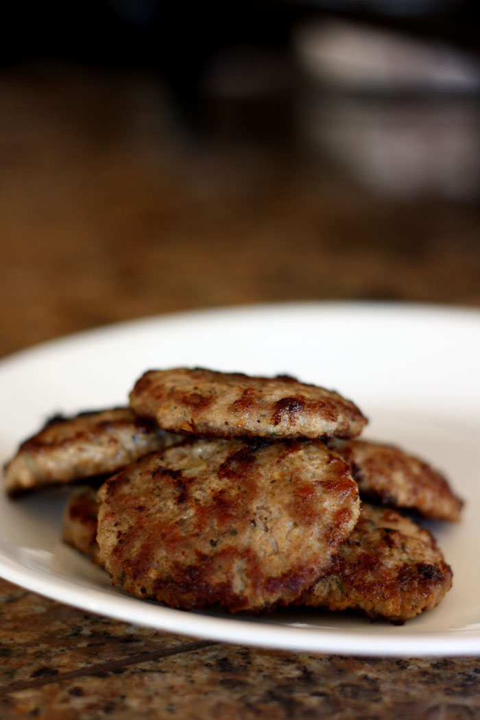Make ahead homemade sausage patties recipe!- Recipe is easy, delicious and will make for a nice protein filled breakfast! Plus is freezer meal friendly.