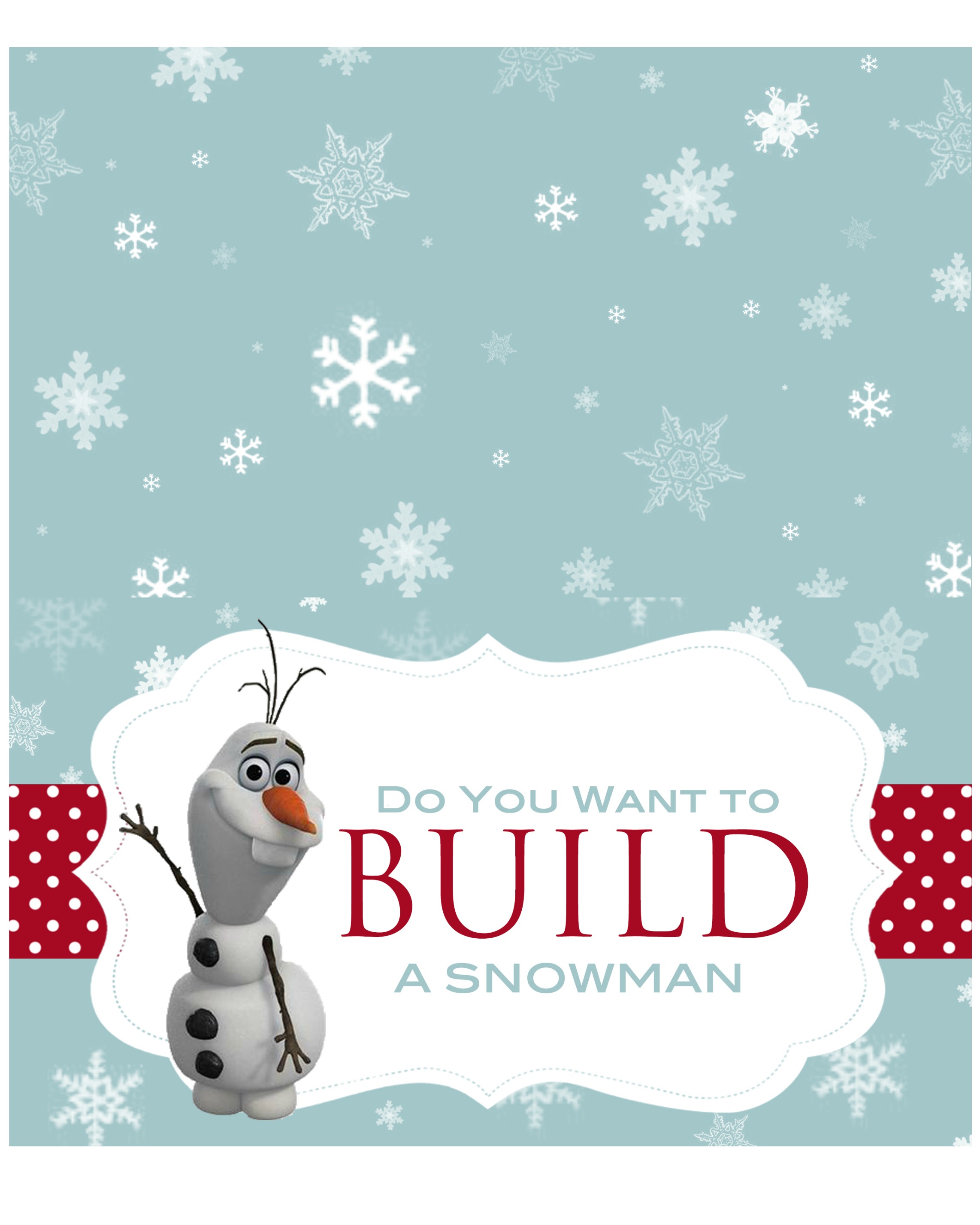 Let S Build A Snowman Kit With Free Printable