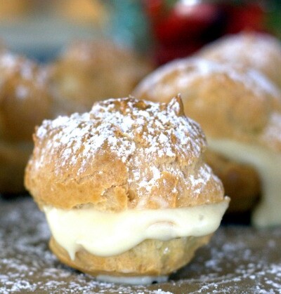 This easy Bavarian Cream Puff recipe is a keeper. The classic cream puffs turn out every time, and are filled with an easy Bavarian cream knockoff recipe.