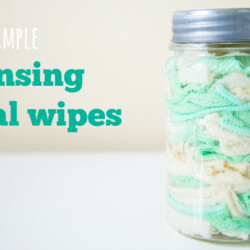 Make your own anti-aging and acne fighting facial wipes for cheap! Easy and saves a ton of money.