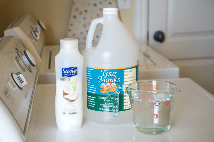 Make your own liquid fabric softener for pennies! Only takes a minute, but saves a lot of money.