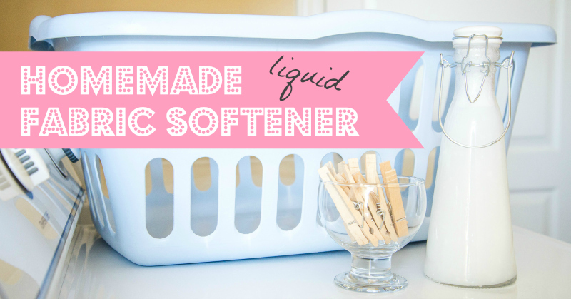 Make your own fabric softener for cheap! 2 different recipes.