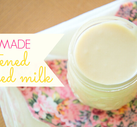 Making your own homemade sweetened condensed milk is so easy! And about 50% cheaper than Eagle Brand.