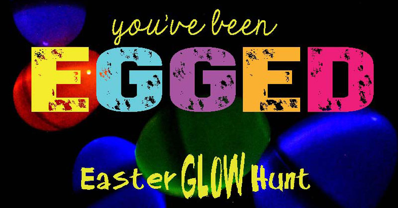 "You've Been Egged" Easter idea is a fun activity to do with your family and for your friends. #happythoughts #easterglowhunt #youvebeenegged