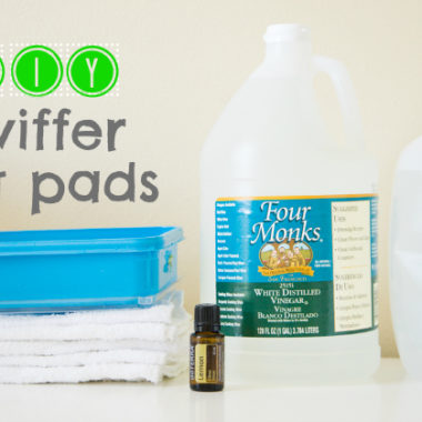 It takes less than 5 minutes to make your own swiffer wet pads. 72% cheaper than the chemical ridden store bought version!