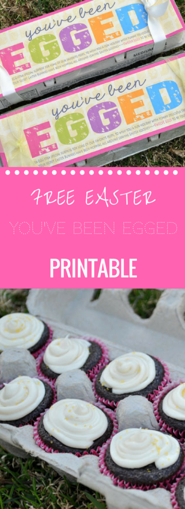 You've Been Egged Free Printable Egg Carton Gift