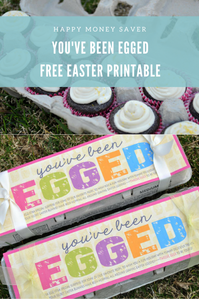 You've Been Egged | Free Easter Gift Printable