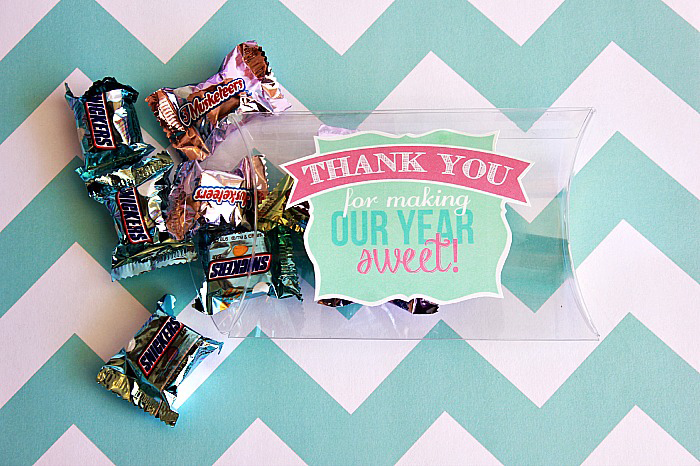 Teacher Appreciation free printable-Thank you for making our year sweet! #happymoneysaver #happythoughts