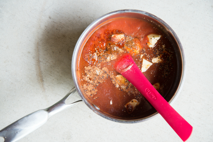This homemade bbq sauce is brilliantly easy and tastes bar better than anything I've bought in a store. The BEST!! Perfect for a summer BBQ or quick crockpot meal.